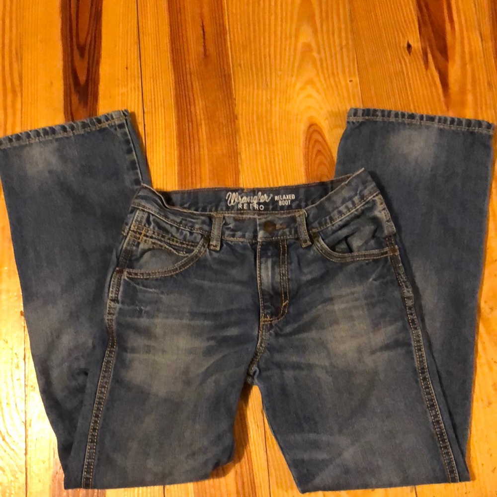 Youth Wrangler Retro boot cut jeans